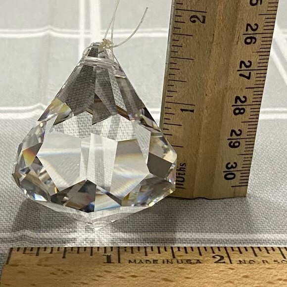 Crystal Prism Hang In Window Sun Catcher Sends Out Brilliant Rainbow Reflections - Picture 3 of 4